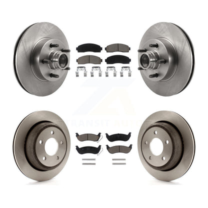 [Avant + Arrière] Kit de Disque et plaquette (céramique) de frein pour 2010-2011 Ford Ranger RWD K8C-102653