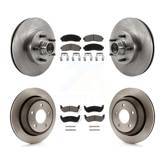 [Avant + Arrière] Kit de Disque et plaquette (céramique) de frein pour 2010-2011 Ford Ranger RWD K8C-102653