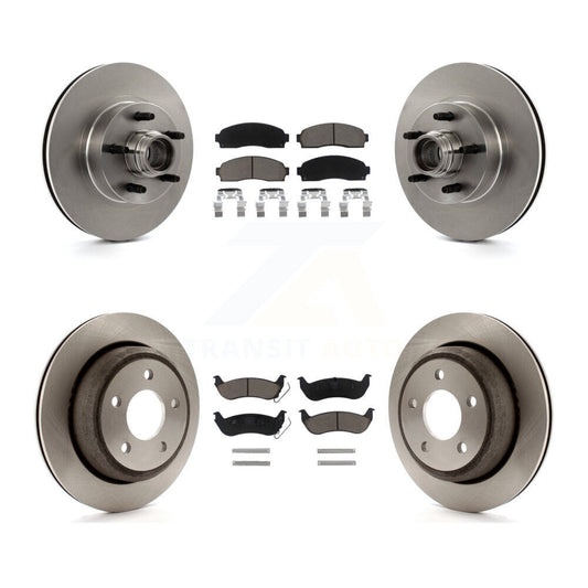 [Avant + Arrière] Kit de Disque et plaquette (céramique) de frein pour 2010 Mazda B2300 avec 11-1 4" Diameter Rotor K8C-102656