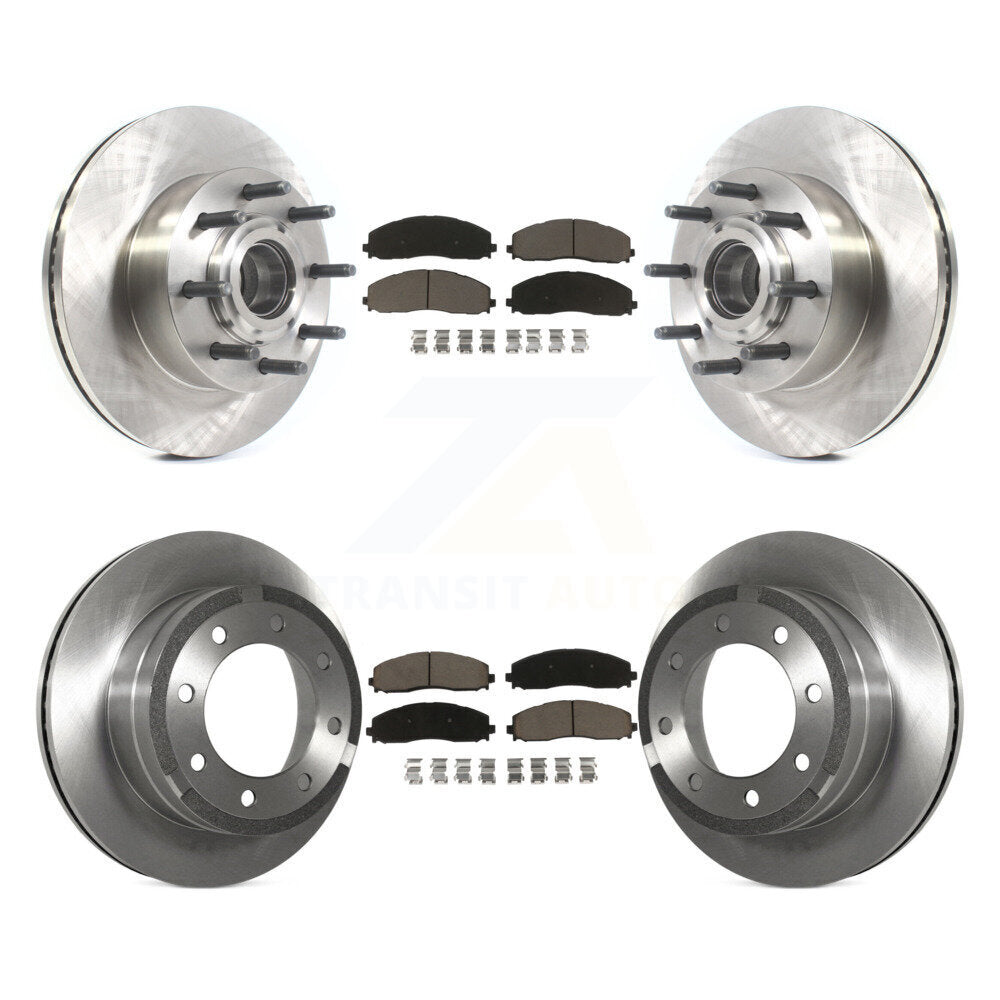 [Avant + Arrière] Kit de Disque et plaquette (céramique) de frein pour Ford F-250 Super Duty F-350 K8C-102657