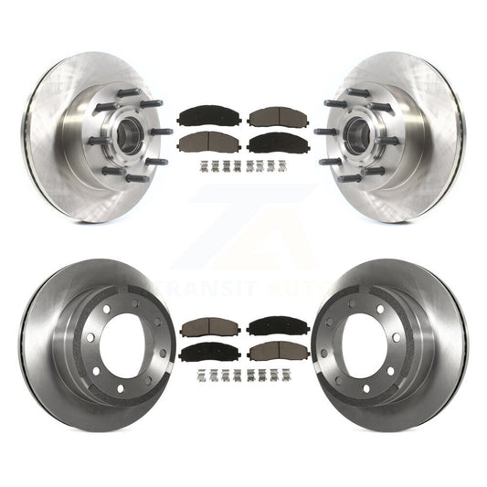 [Avant + Arrière] Kit de Disque et plaquette (céramique) de frein pour Ford F-250 Super Duty F-350 K8C-102657