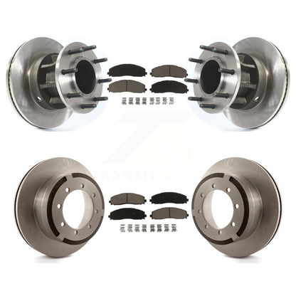 [Avant + Arrière] Kit de Disque et plaquette (céramique) de frein pour Ford F-350 Super Duty F-250 avec Dual Wheels K8C-102661