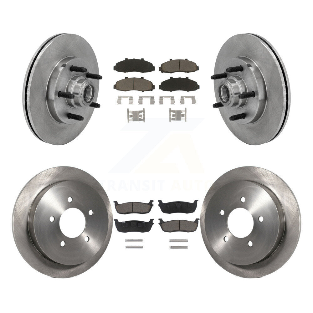 [Avant + Arrière] Kit de Disque et plaquette (céramique) de frein pour 2002-2003 Lincoln Blackwood K8C-102664