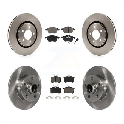 [Avant + Arrière] Kit de Disque et plaquette (céramique) de frein pour 1996 Volkswagen Passat 2.8L K8C-102665 par Transit Auto