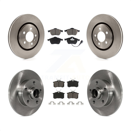 [Avant + Arrière] Kit de Disque et plaquette (céramique) de frein pour 1996 Volkswagen Passat 2.8L K8C-102665 par Transit Auto