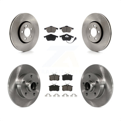 [Avant + Arrière] Kit de Disque et plaquette (céramique) de frein pour 1999 Volkswagen Golf 2.8L avec 5 Lug Wheels 7th 8th Digit Of VIN Is "1H" K8C-102666 par Transit Auto