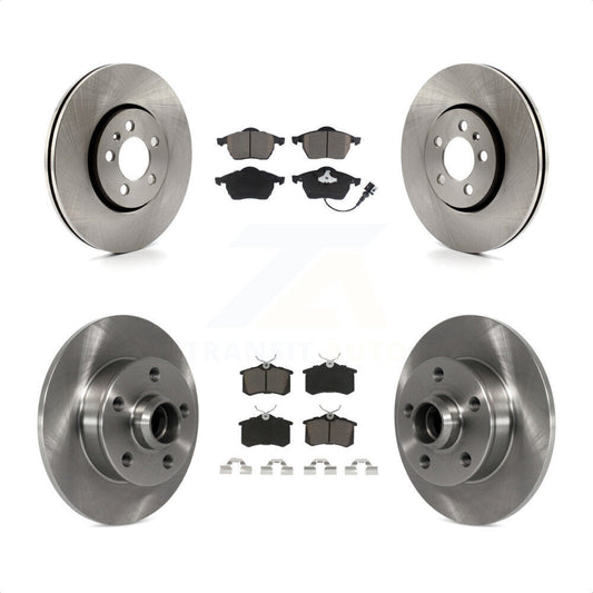 [Avant + Arrière] Kit de Disque et plaquette (céramique) de frein pour 1999 Volkswagen Golf 2.8L avec 5 Lug Wheels 7th 8th Digit Of VIN Is "1H" K8C-102666 par Transit Auto