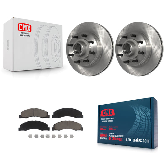 [Avant] Kit de Disque et plaquette (céramique) de frein pour Ford E-350 Super Duty E-250 E-150 E-450 Econoline K8C-102669