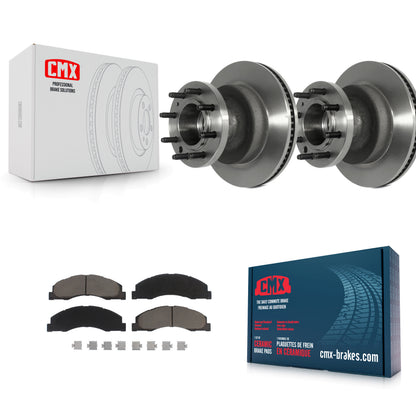 [Avant] Kit de Disque et plaquette (céramique) de frein pour Ford E-350 Super Duty E-450 Econoline K8C-102670