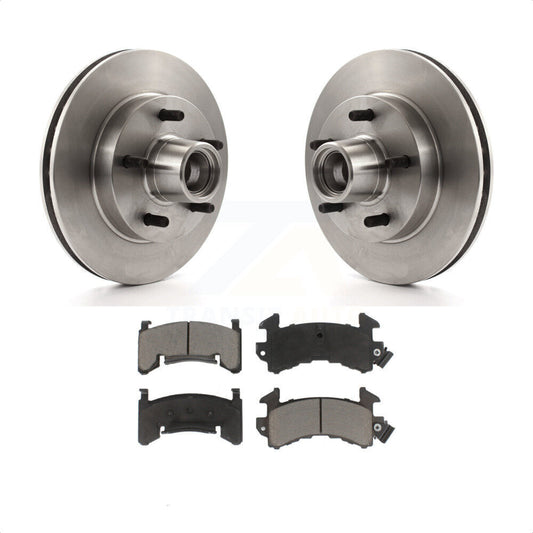 [Avant] Kit de Disque et plaquette (céramique) de frein pour Chevrolet S10 GMC Camaro Blazer Pontiac Monte Carlo Sonoma Firebird Oldsmobile Cutlass Supreme El Camino Buick Regal Jimmy S15 Grand K8C-102672 par Transit Auto