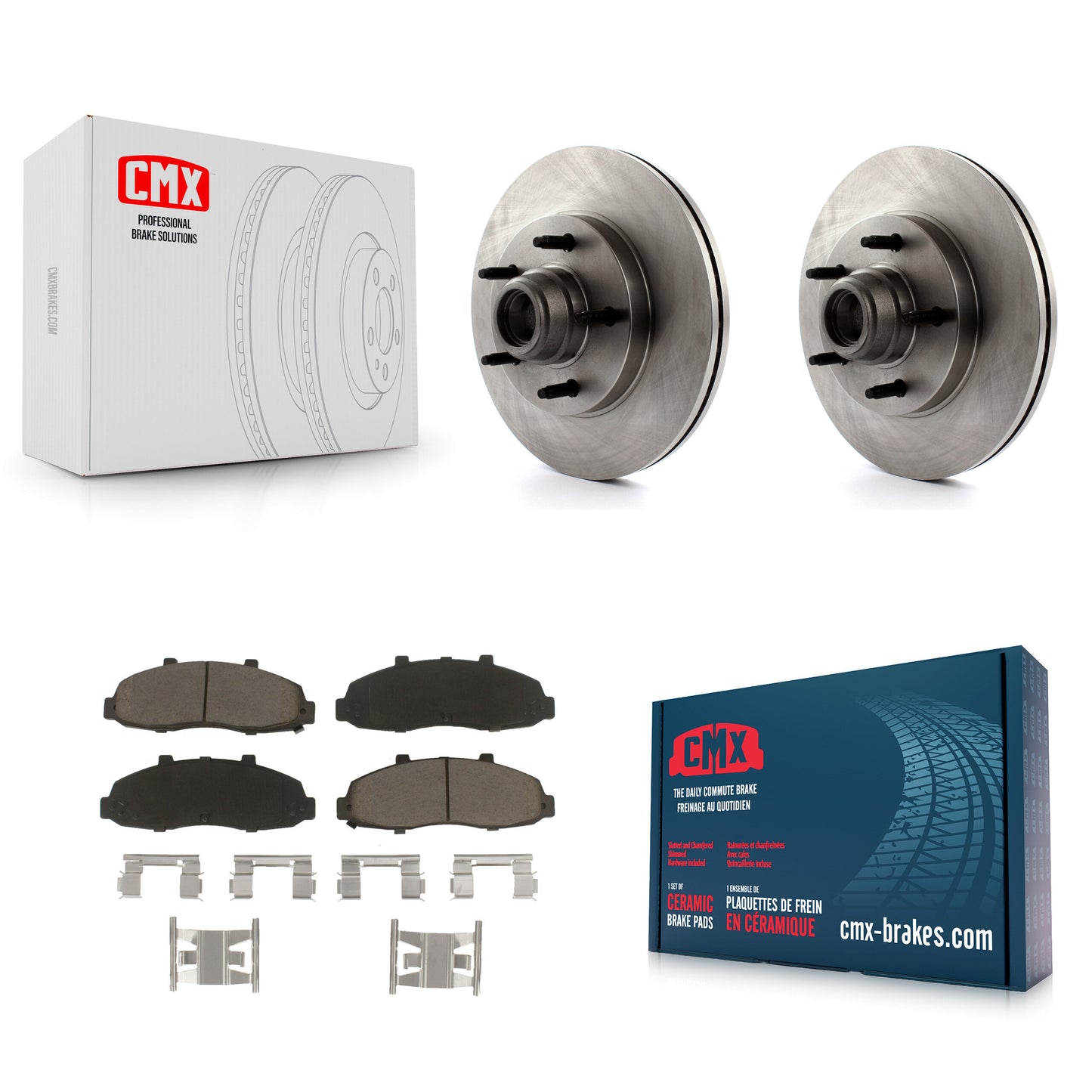 [Avant] Kit de Disque et plaquette (céramique) de frein pour Ford F-150 K8C-102676