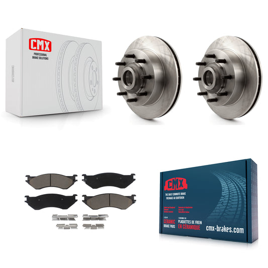 [Avant] Kit de Disque et plaquette (céramique) de frein pour 1999 Dodge Ram 1500 Van avec 4000 Lb Axle K8C-102677