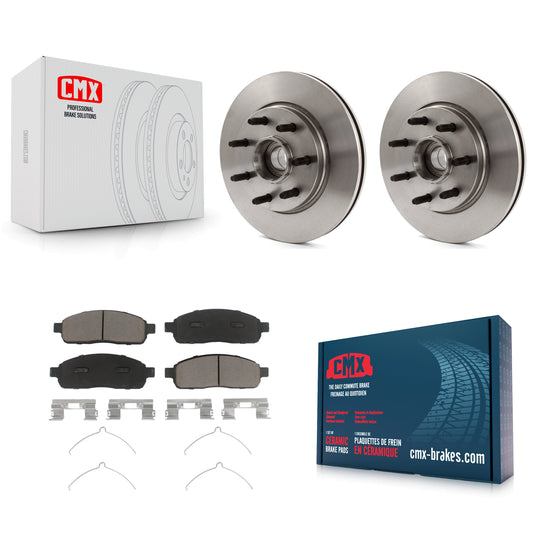 [Avant] Kit de Disque et plaquette (céramique) de frein pour Ford F-150 Lincoln Mark LT RWD K8C-102691