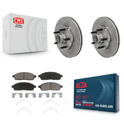 [Avant] Kit de Disque et plaquette (céramique) de frein pour 2004 Ford F-150 RWD avec 5 Lug Wheels K8C-102692