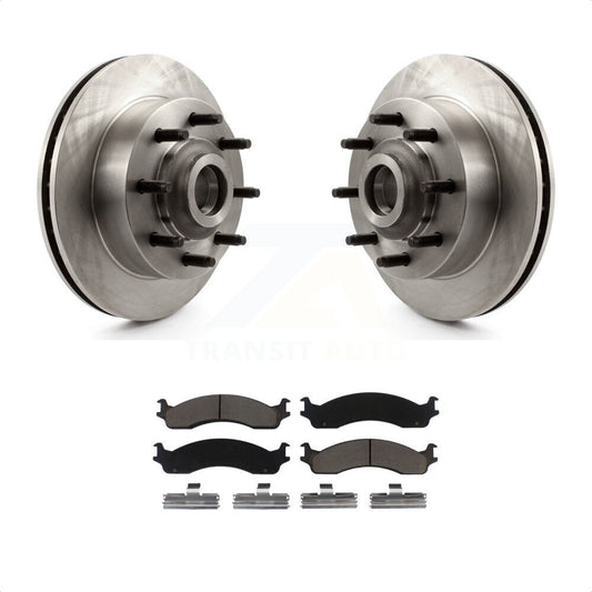 [Avant] Kit de Disque et plaquette (céramique) de frein pour Dodge Ram 2500 3500 Van B3500 B2500 K8C-102694 par Transit Auto