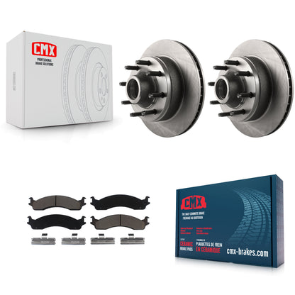 [Avant] Kit de Disque et plaquette (céramique) de frein pour Ford E-350 Super Duty E-250 Econoline F-250 HD Club Wagon E-450 K8C-102695