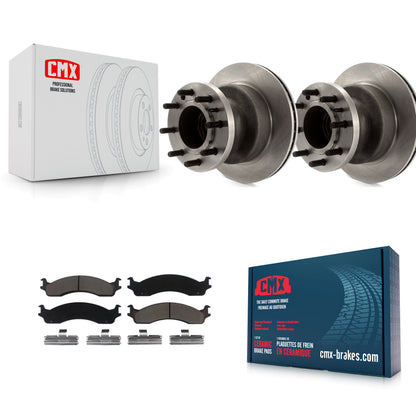 [Avant] Kit de Disque et plaquette (céramique) de frein pour Ford E-350 Super Duty Econoline Club Wagon E-450 K8C-102696