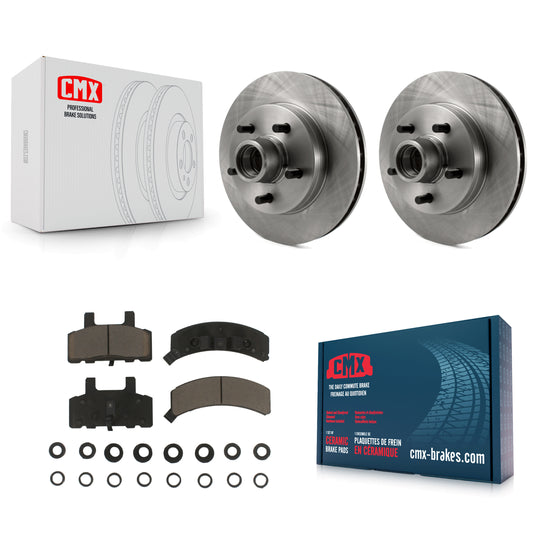 [Avant] Kit de Disque et plaquette (céramique) de frein pour Chevrolet C1500 GMC Tahoe Suburban Yukon Express 1500 Savana K8C-102698