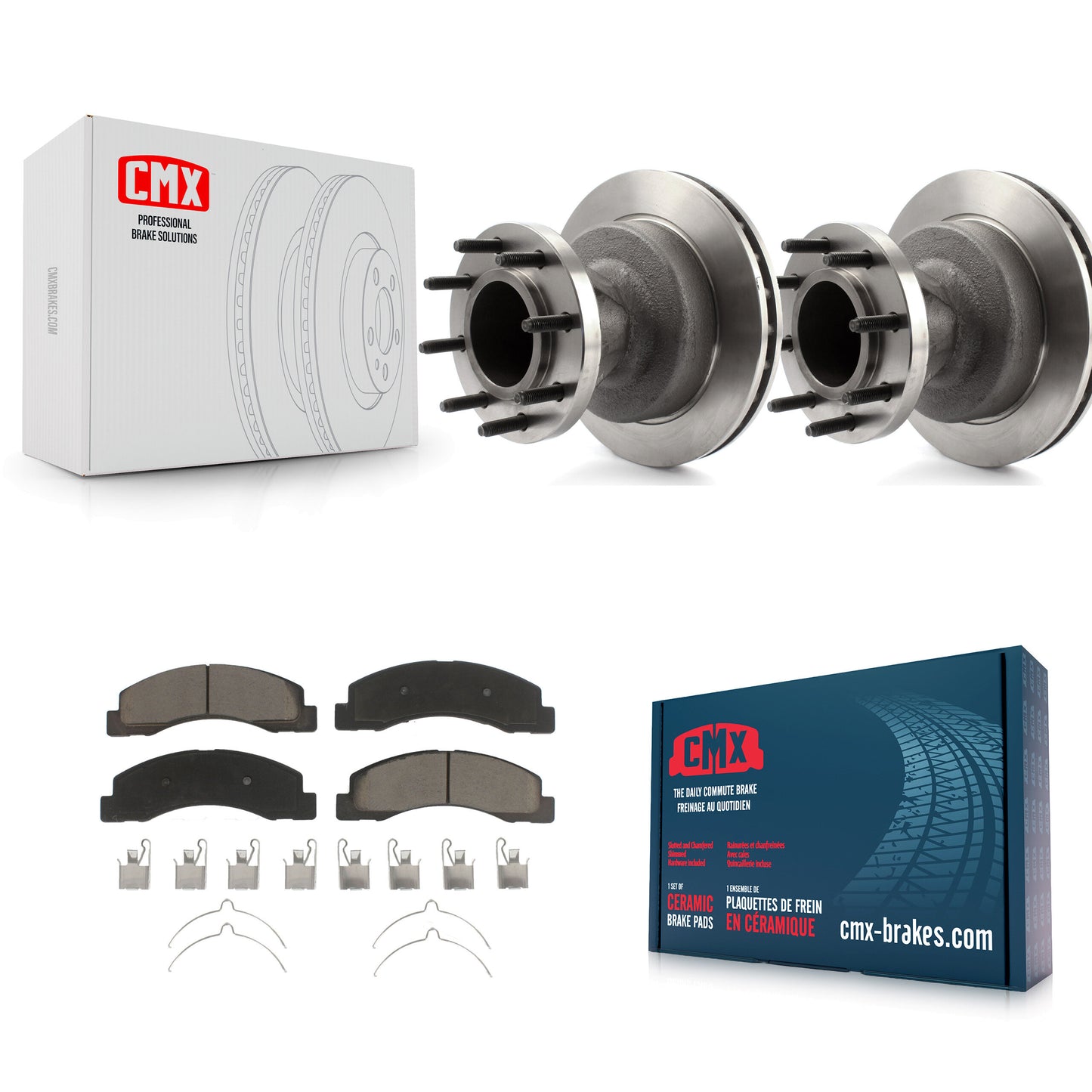 [Avant] Kit de Disque et plaquette (céramique) de frein pour Ford F-350 Super Duty avec Dual Rear Wheels K8C-102709