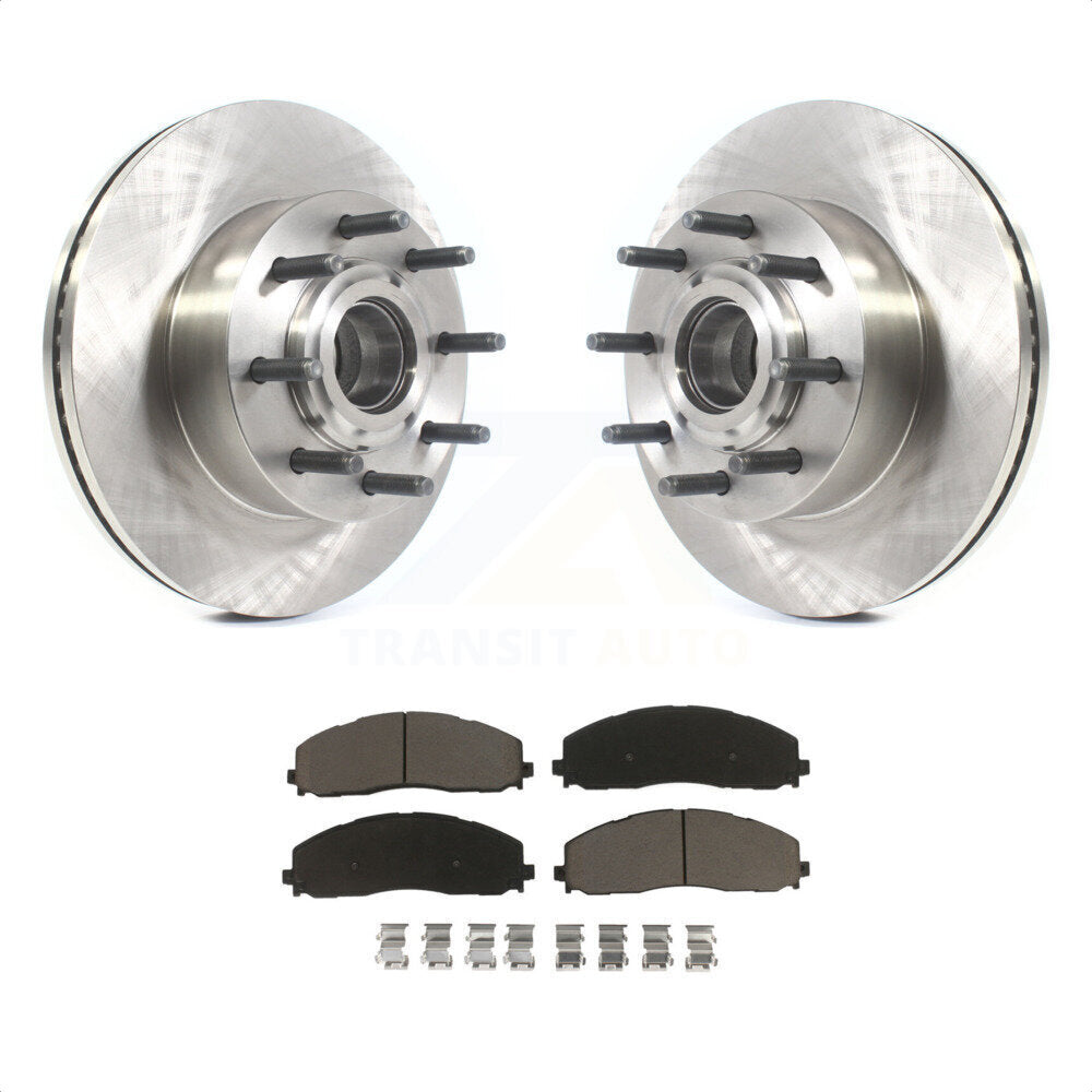 [Avant] Kit de Disque et plaquette (céramique) de frein pour Ford F-250 Super Duty F-350 K8C-102715 par Transit Auto