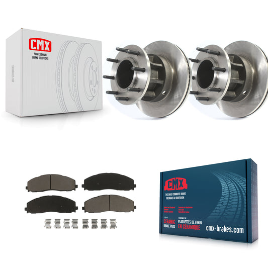 [Avant] Kit de Disque et plaquette (céramique) de frein pour Ford F-350 Super Duty F-250 avec Dual Rear Wheels RWD K8C-102716