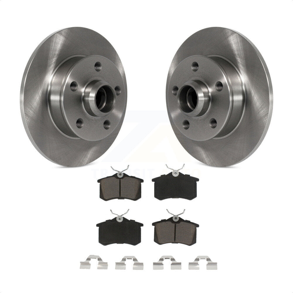 [Arrière] Kit de Disque et plaquette (céramique) de frein pour Volkswagen Jetta Golf Passat Corrado K8C-102720 par Transit Auto