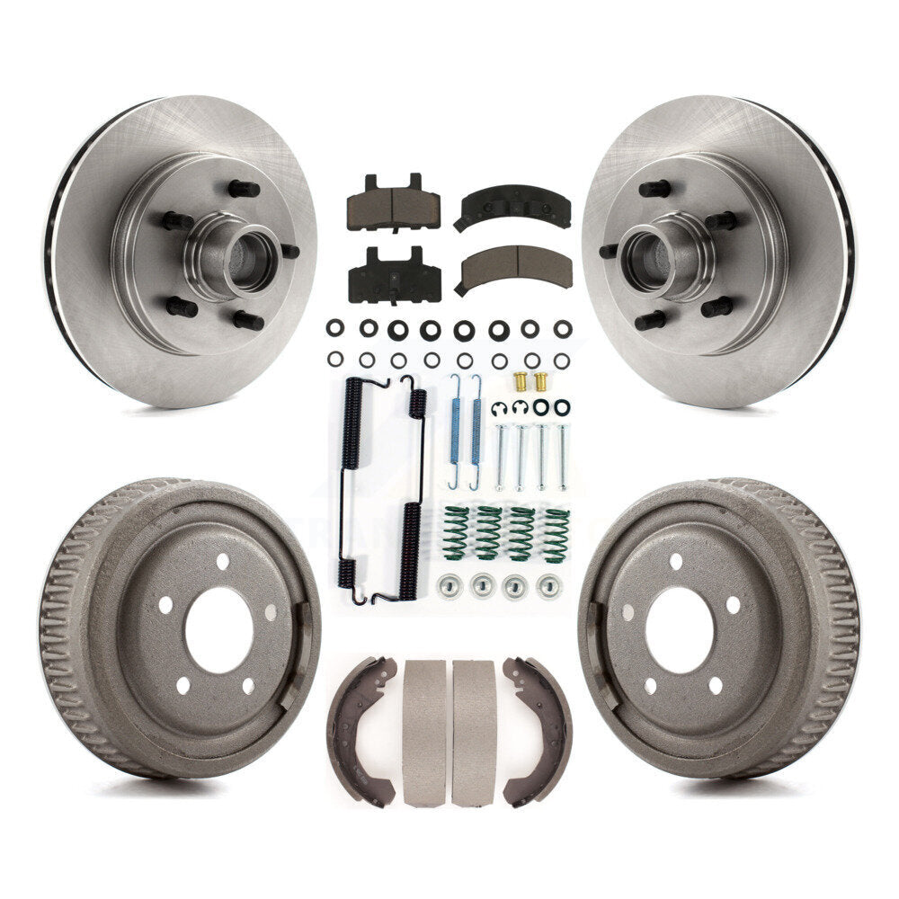 [Avant + Arrière] Kit de Disque et plaquette (céramique) de frein pour 1988-1991 C1500 Chevrolet GMC K8C-102723