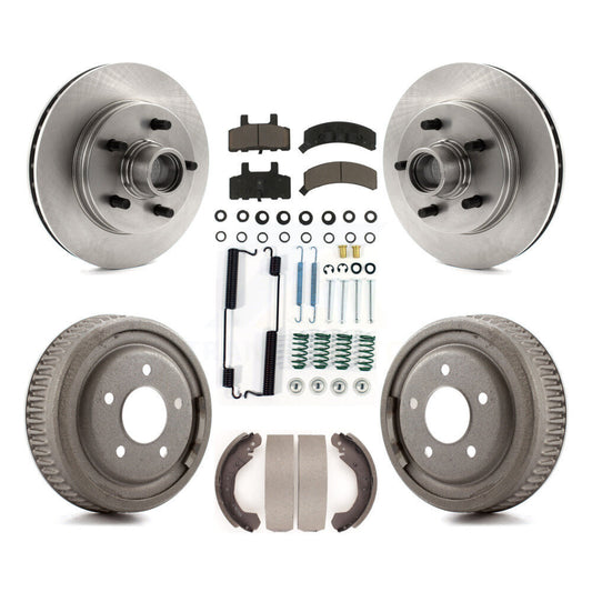 [Avant + Arrière] Kit de Disque et plaquette (céramique) de frein pour 1988-1991 C1500 Chevrolet GMC K8C-102723
