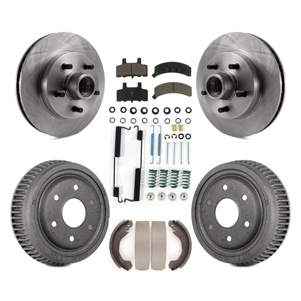 [Avant + Arrière] Kit de Disque et plaquette (céramique) de frein pour GMC Yukon RWD avec 10" Diameter K8C-102725