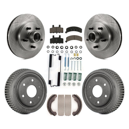 [Avant + Arrière] Kit de Disque et plaquette (céramique) de frein pour GMC Yukon RWD avec 10" Diameter K8C-102725