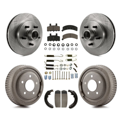 [Avant + Arrière] Kit de Disque et plaquette (céramique) de frein pour 1995-1997 GMC Yukon RWD avec GAS engine avec 11" Diameter K8C-102727