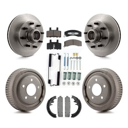 [Avant + Arrière] Kit de Disque et plaquette (céramique) de frein pour 1998-1999 Chevrolet C1500 Suburban DIESEL engine avec 10" Diameter K8C-102729