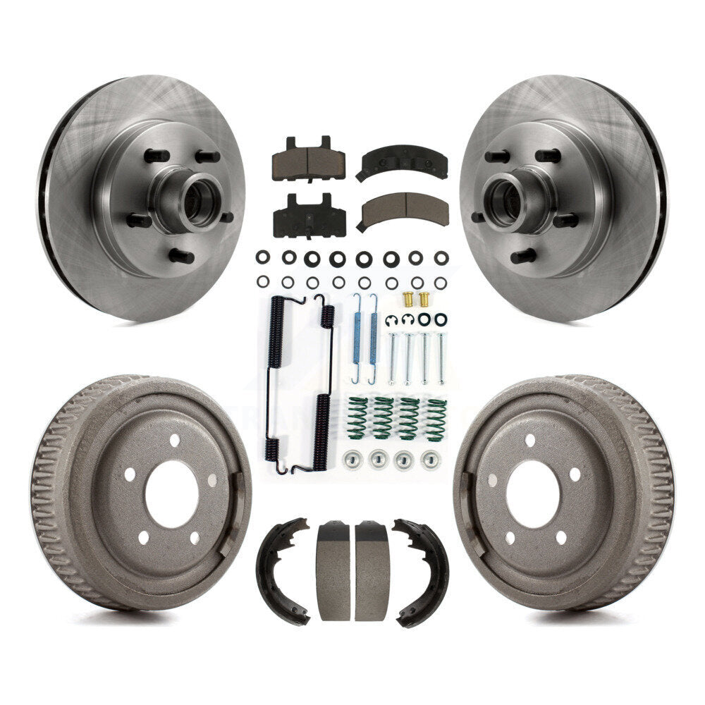 [Avant + Arrière] Kit de Disque et plaquette (céramique) de frein pour 1997-1999 Chevrolet C1500 Suburban GAS engine avec 10" Diameter K8C-102730