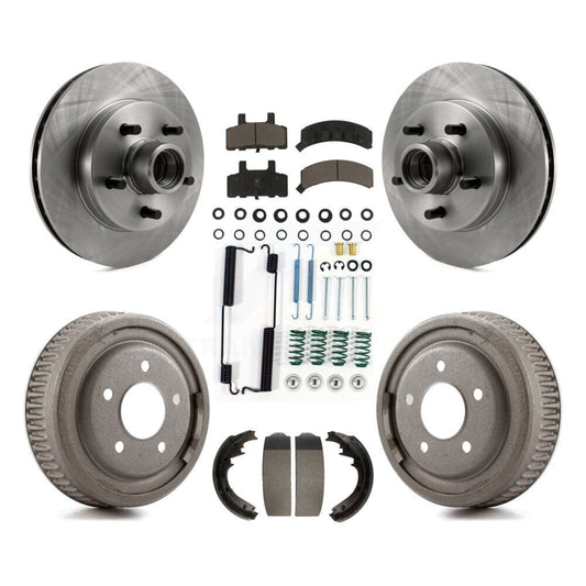 [Avant + Arrière] Kit de Disque et plaquette (céramique) de frein pour 1997-1999 Chevrolet C1500 Suburban GAS engine avec 10" Diameter K8C-102730
