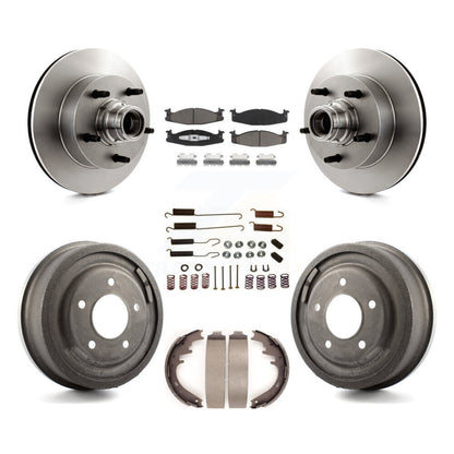 [Avant + Arrière] Kit de Disque et plaquette (céramique) de frein pour 1997-1999 Ford E-150 Econoline Club Wagon K8C-102731