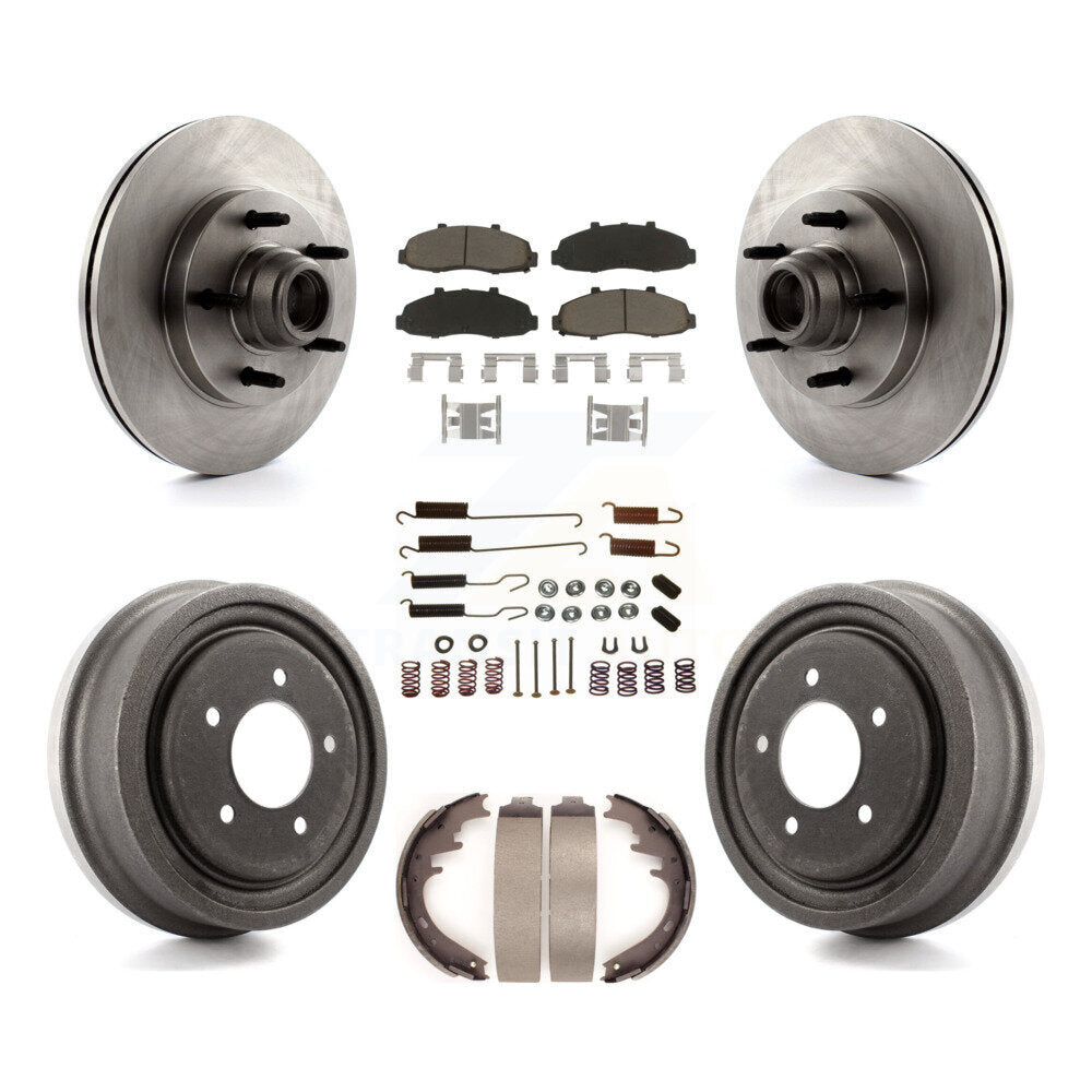 [Avant + Arrière] Kit de Disque et plaquette (céramique) de frein pour Ford F-150 K8C-102733