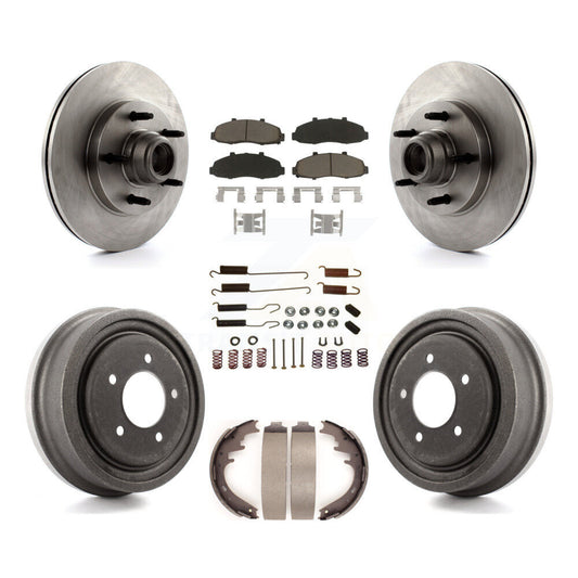 [Avant + Arrière] Kit de Disque et plaquette (céramique) de frein pour Ford F-150 K8C-102733