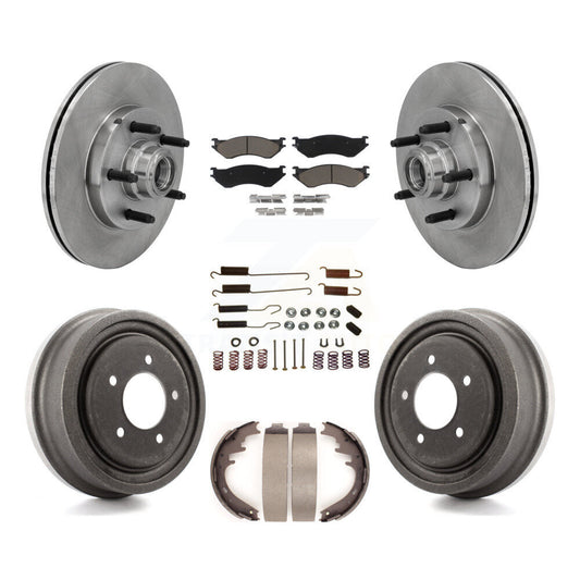 [Avant + Arrière] Kit de Disque et plaquette (céramique) de frein pour 1999-2001 Ford F-150 RWD avec 5 Lug Wheels K8C-102736