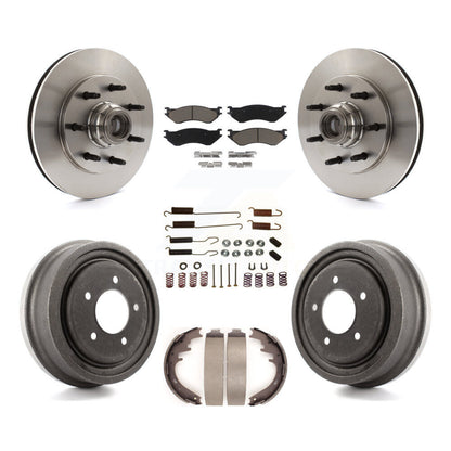 [Avant + Arrière] Kit de Disque et plaquette (céramique) de frein pour 1999 Ford F-150 RWD avec 7 Lug Wheels K8C-102737