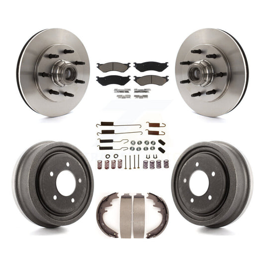 [Avant + Arrière] Kit de Disque et plaquette (céramique) de frein pour 1999 Ford F-150 RWD avec 7 Lug Wheels K8C-102737