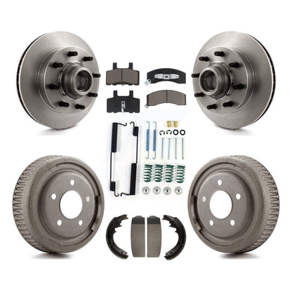 [Avant + Arrière] Kit de Disque et plaquette (céramique) de frein pour 1997 Chevrolet C1500 Suburban DIESEL engine avec 10" Diameter K8C-102738