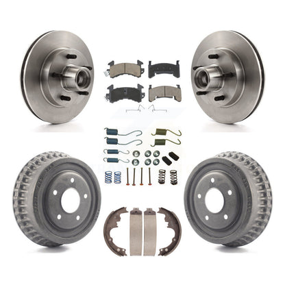 [Avant + Arrière] Kit de Disque et plaquette (céramique) de frein pour Chevrolet S10 Camaro Pontiac Monte Carlo GMC Firebird Blazer El Camino Buick Regal S15 Oldsmobile Cutlass Supreme Jimmy K8C-102741