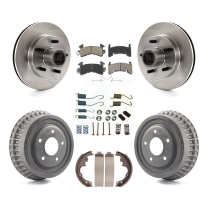 [Avant + Arrière] Kit de Disque et plaquette (céramique) de frein pour 1991 GMC Sonoma Chevrolet S10 Blazer S15 Jimmy avec ABS Tone Ring RWD K8C-102745