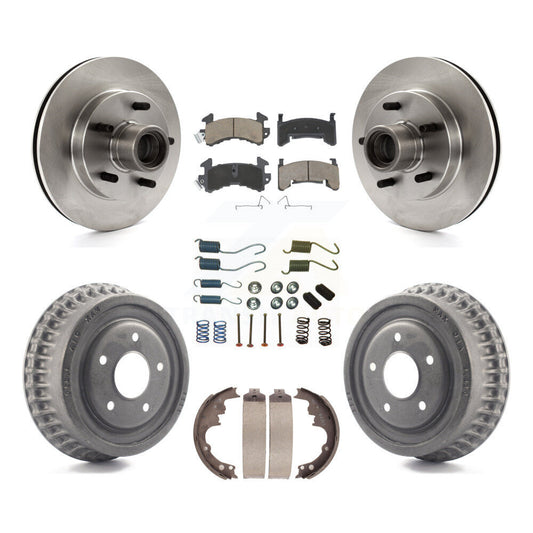[Avant + Arrière] Kit de Disque et plaquette (céramique) de frein pour 1991 GMC Sonoma Chevrolet S10 Blazer S15 Jimmy avec ABS Tone Ring RWD K8C-102745
