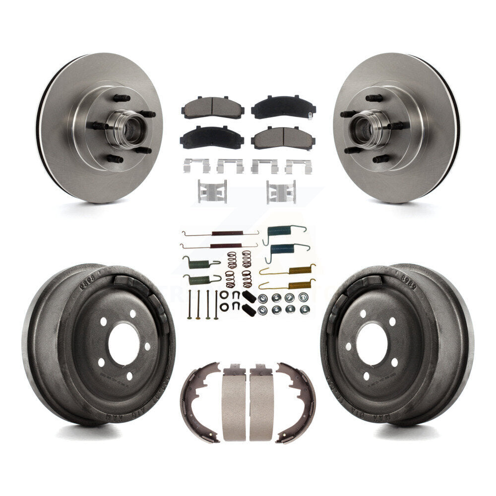 [Avant + Arrière] Kit de Disque et plaquette (céramique) de frein pour Ford Ranger avec 10" Diameter K8C-102746