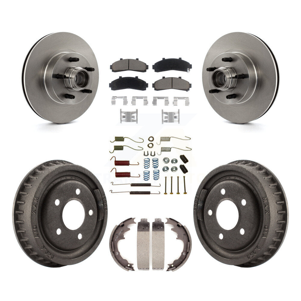 [Avant + Arrière] Kit de Disque et plaquette (céramique) de frein pour Ford Ranger avec 9" Diameter K8C-102747