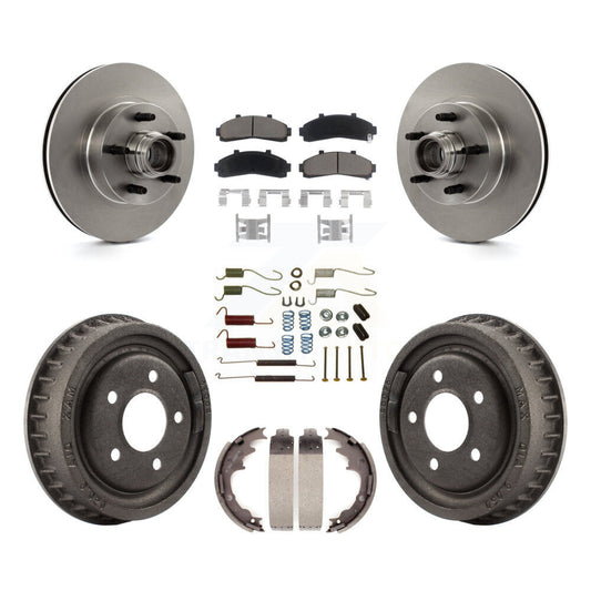 [Avant + Arrière] Kit de Disque et plaquette (céramique) de frein pour Ford Ranger avec 9" Diameter K8C-102747