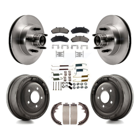[Avant + Arrière] Kit de Disque et plaquette (céramique) de frein pour Ford Ranger Mazda B2500 B3000 B4000 avec 10" Diameter K8C-102748