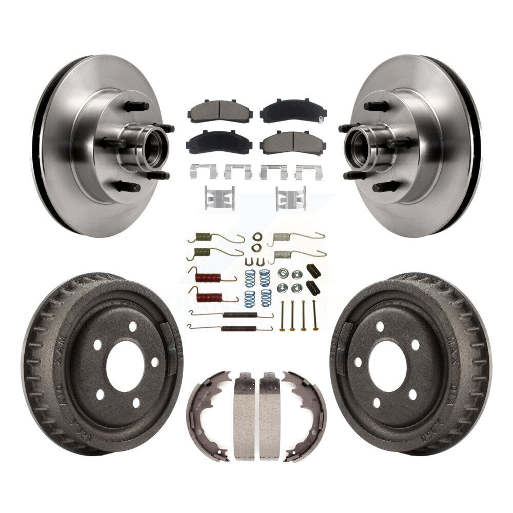 [Avant + Arrière] Kit de Disque et plaquette (céramique) de frein pour Ford Ranger Mazda B2500 B3000 B4000 avec 9" Diameter K8C-102749