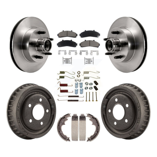 [Avant + Arrière] Kit de Disque et plaquette (céramique) de frein pour Ford Ranger Mazda B2500 B3000 B4000 avec 9" Diameter K8C-102749